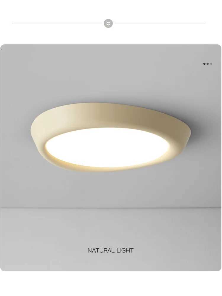 Master bedroom LED ceiling lamp new style net red cream style modern simple eye protection study light creative living room lampXJ250725