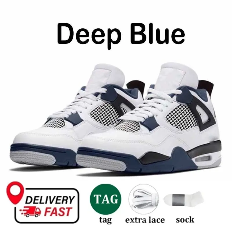 Designer 4s basketball shoes for men women Black Cat Military Sail Thunder White Oreo Cool Grey Red Sneakers Blue University outdoors sneakers36-47