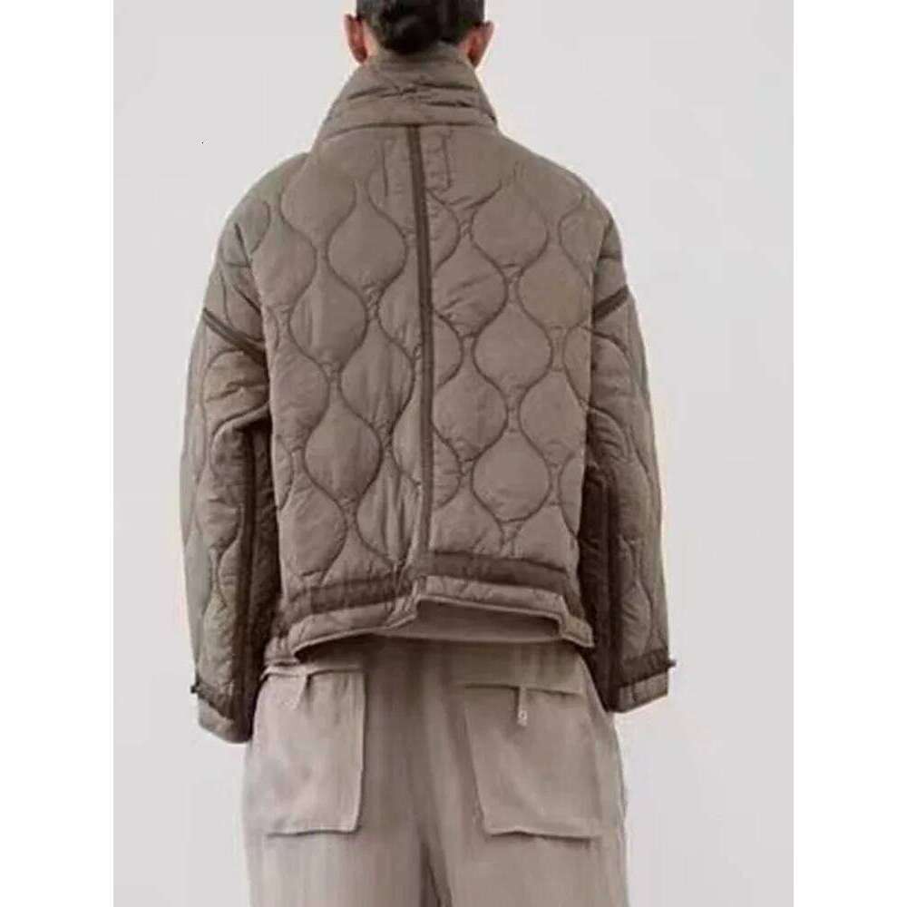 hoodie Women's New Fashion Warm Cotton Fall and Winter Standing Collar Long Sleeve Front Zipper with Buttons Vintage Jacket jacket