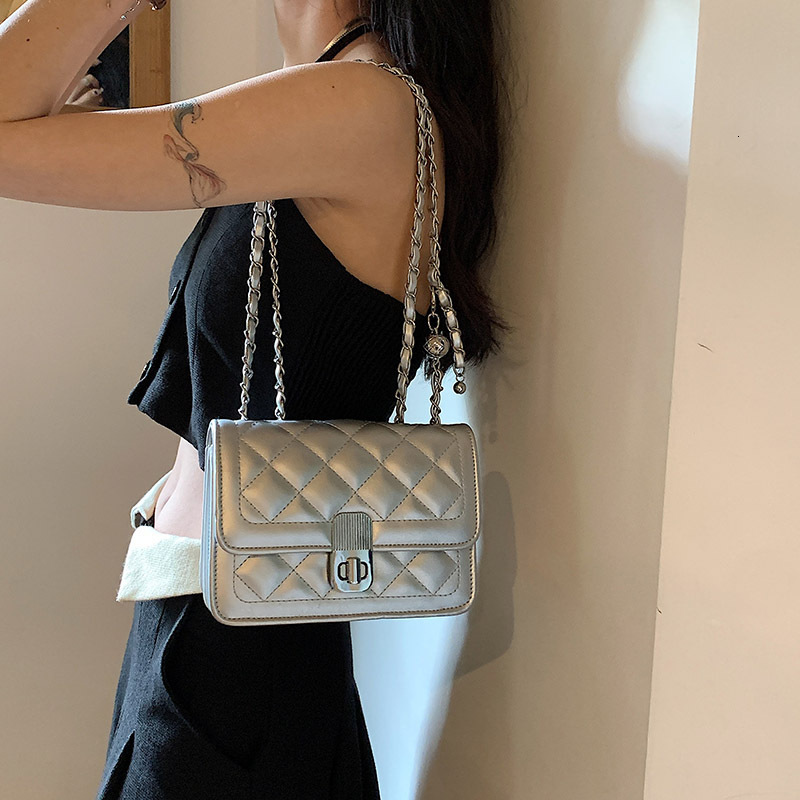 Luxury Brand Designer Bag High-Quality Quilted Embroidery Small Bag Luxury bag For Women, New Niche Design Fashion Chain Small Square Bag, Single Shou