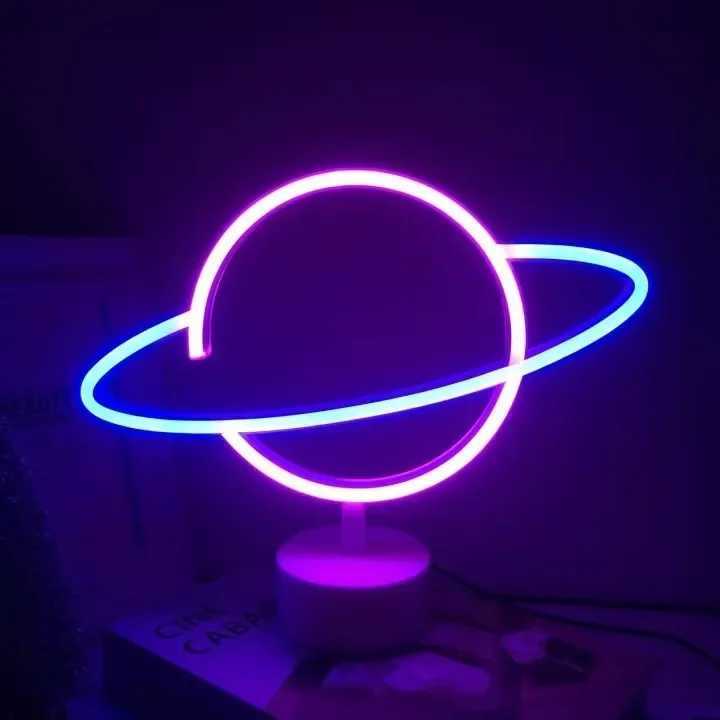 Battery/USB LED Neon Night Light Sign Flamingo Coconut Tree Cactus Table Lamp Kids Birthday Gifts Bedroom Christmas Art Decor XJ250725