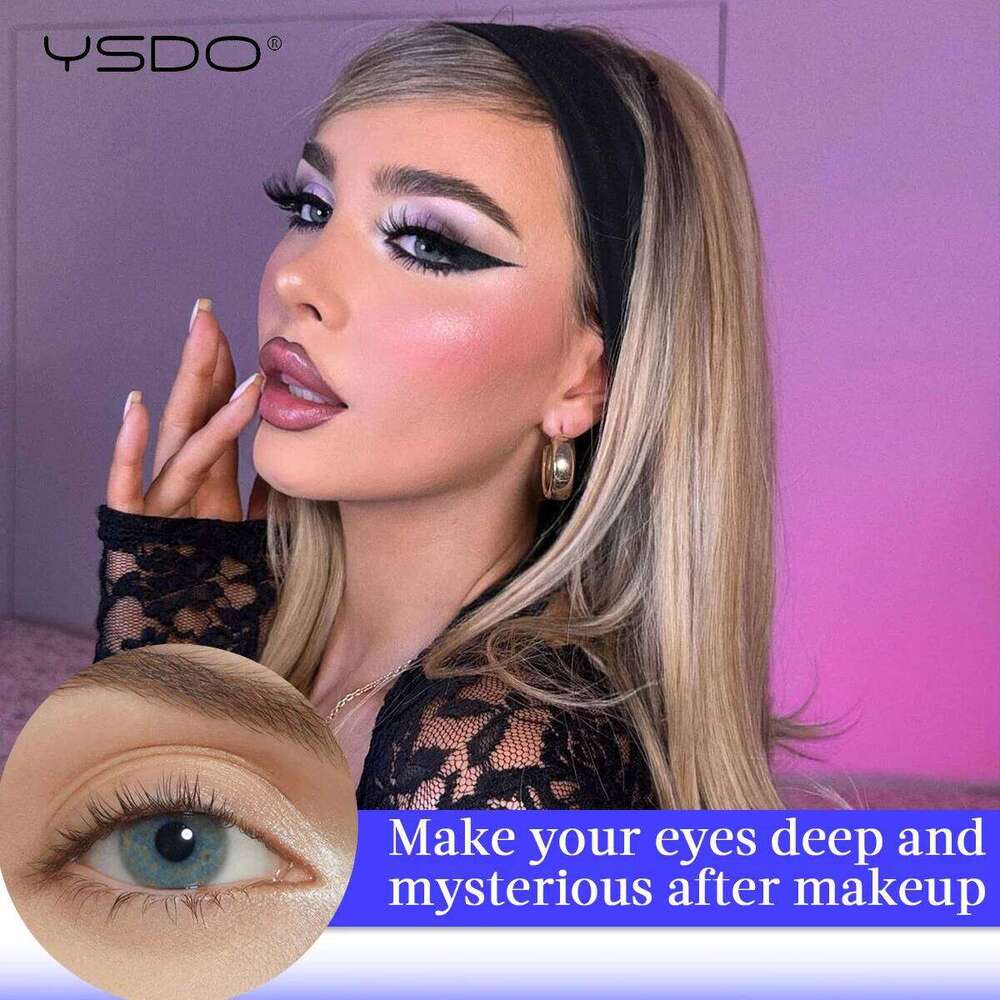YSDO Upgrade Eyelashes With Tweezers Set 1 Pair Extension 3D Natural Lashes 3-Step Press On False Eyelash X250725