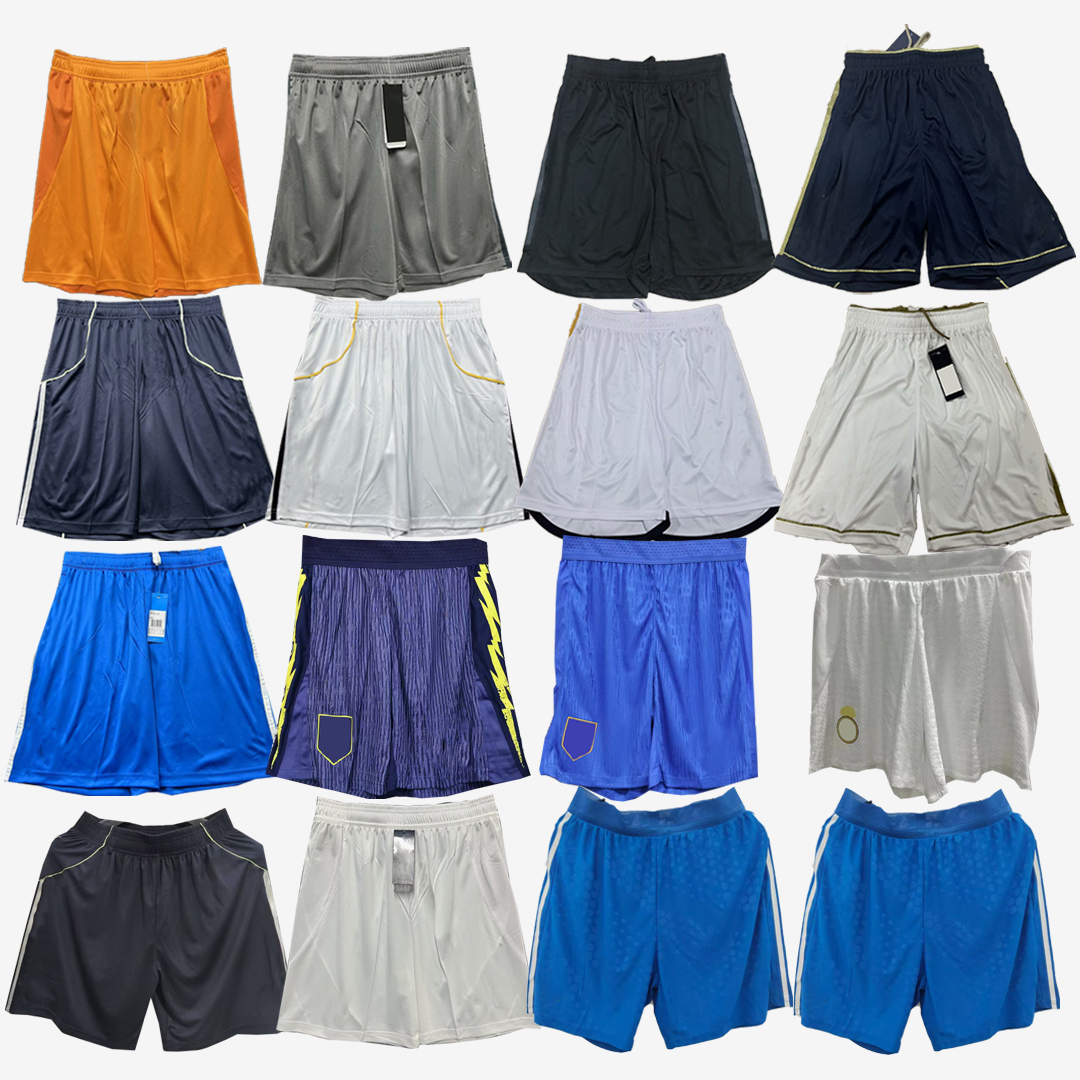25 26 27 28 MBAPPE soccer shorts Fans Player version BELLINGHAM VINI JR Real 2025 2026 2027 football pants Madrids CAMAVINGA MODRIC Ronaldo retro 11 12 13 14 15 16 17 blue