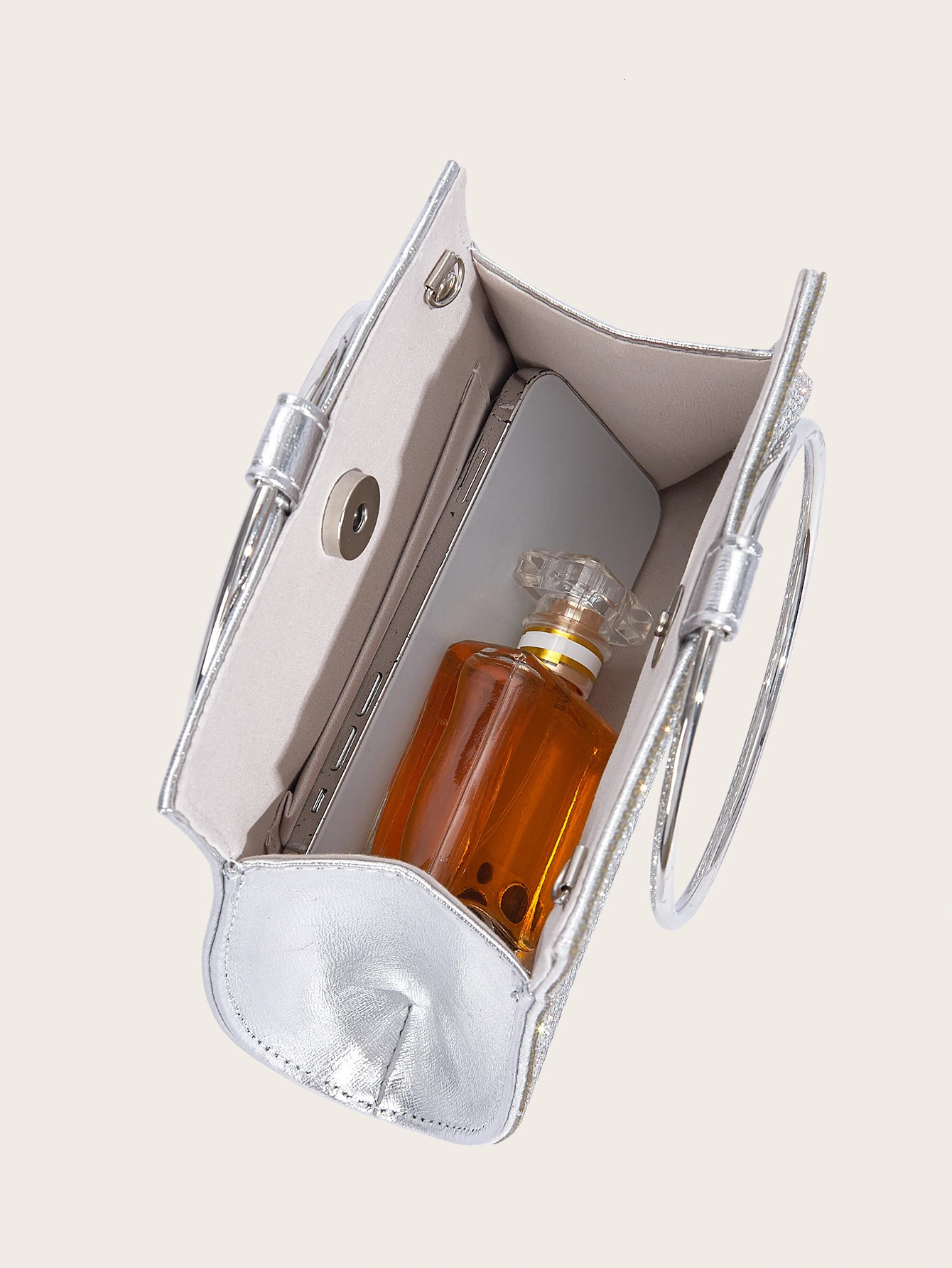 Banquet Bag Shiny Handmade Diamond Bag Wedding Handbag Silver Chain Shoulder Bag for Women 250723