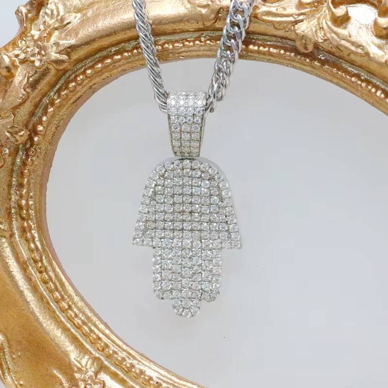 Paston Customized Jewelry Moissanite Hip Hop Figure Pendant Any Venue Available for Men Silver or Gold Available