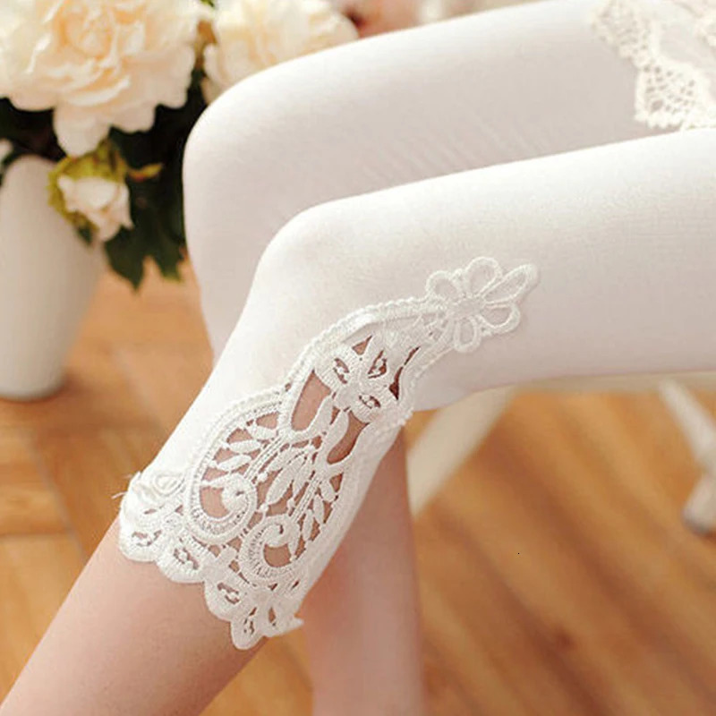 Women Summer Hollow Lace Stretch Leggings Sports Fitness Skinny Pants Crop 34 Length s Cropped Modal Pant 250725