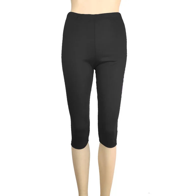 Woman High Waist Yoga Pants Large Size Leggings Tummy Control Workout Casual kneeLength 250725