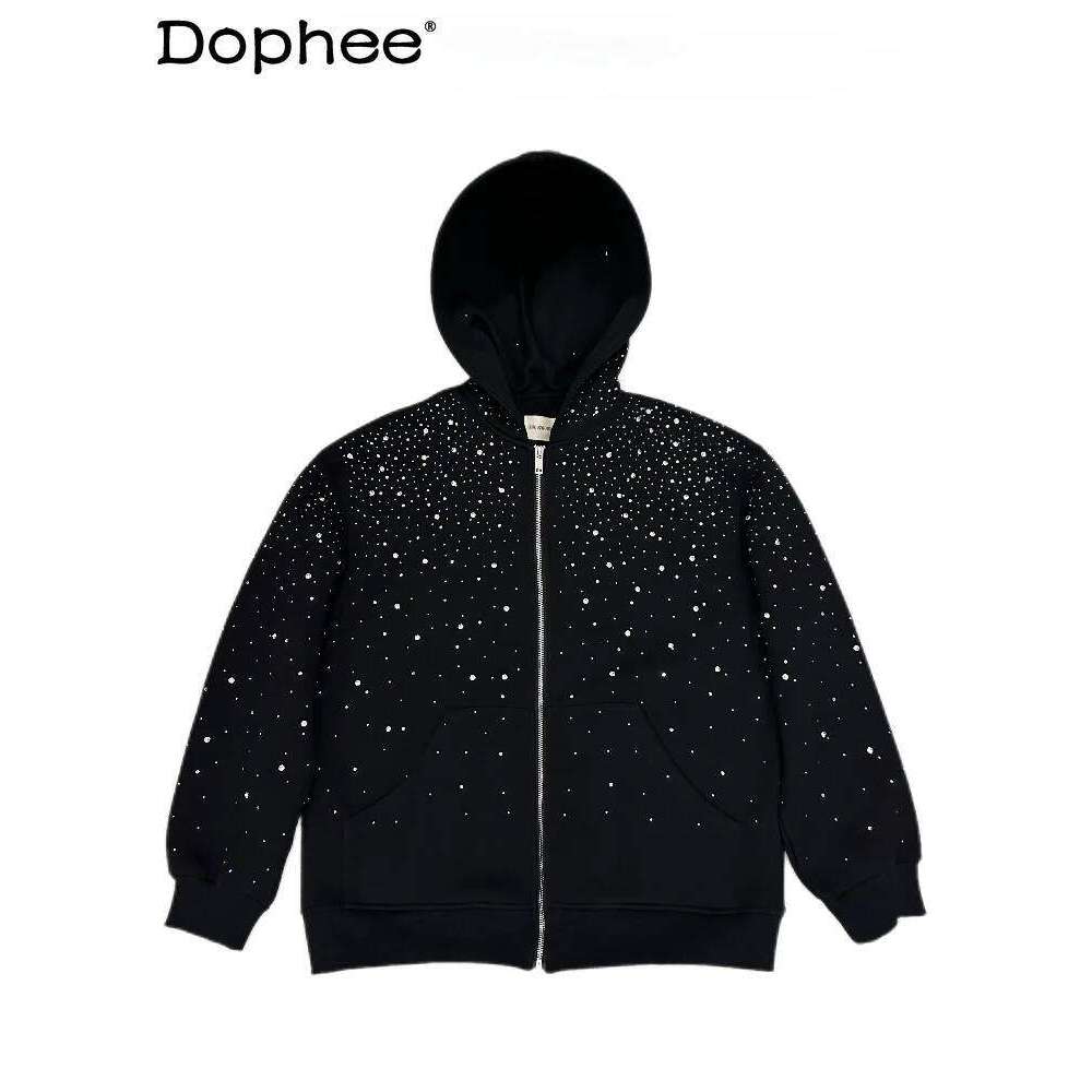 Men's And Women's Original 2025 Spring New Babysbreath Hot Dia Jacket Chic Hooded Zipper Coats High-End Solid Color Jackets
