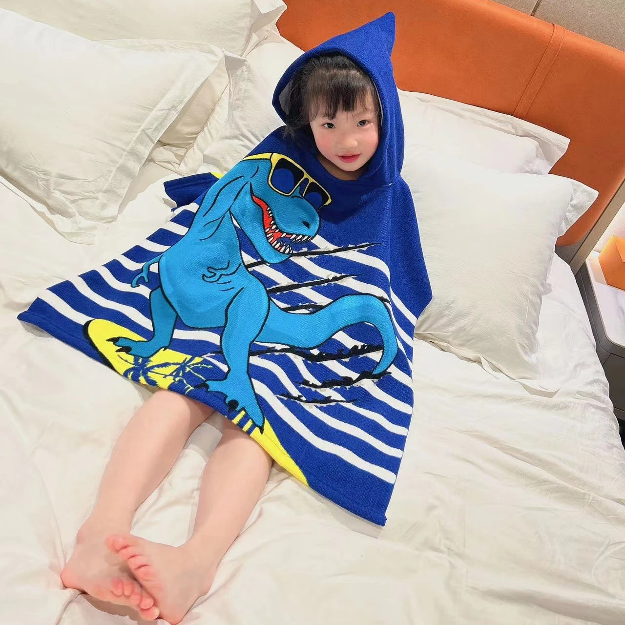 Baby Bath Towel Kids Beach With Hood Boys Girls Hooded Towels Absorbent Robe For Infant Cloak 250725