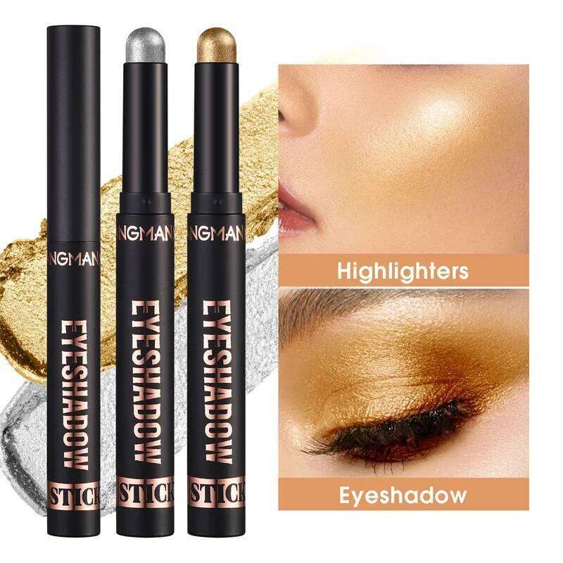 8 Color Waterproof Glitter Pen Lasting Natural Shimmer Matte Lying Silkworm Eyeshadow Pencil Siery Highlighter Stick X250726