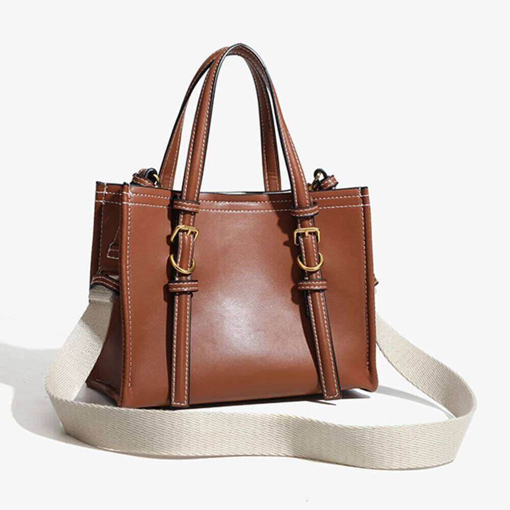Tote Women Retro Top Handle PU Leather Crossbody Bags Shoulder Bag Satchel Handbags For Travel Shopping Work