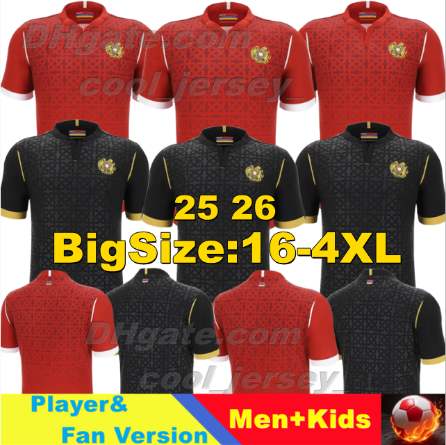 24 25 Armenia Soccer Jerseys national football team SEVIKYAN BICHAKHCHYAN 2024 2025 SEROBYAN MIRANYAN TIKNIZYAN DASHYAN Football Shirts Men Uniforms