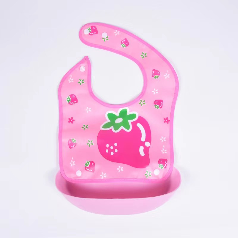 Child Protective Clothing: Waterproof Sleeveless Baby Bib for Easy Cleaning & Safe Eating