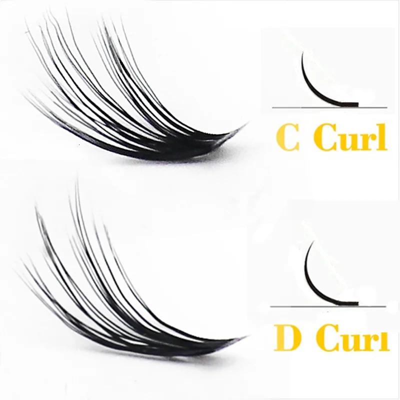 20D30D Mink Eyelashes 1 Box60 Bundles Natural Eyelash 3D Russia Individual Cluster Makeup Tools Lashes Cilia 250714