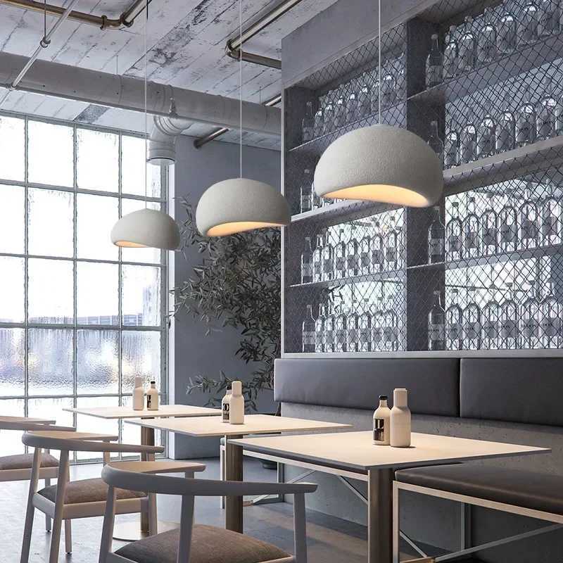 Japanese Wabi Sabi Pendant Lights E27 Bedroom Dining Room LED Ceiling Chandelier Lustre Home Decor Kitchen Loft Bar Hanging Lamp XJ250725