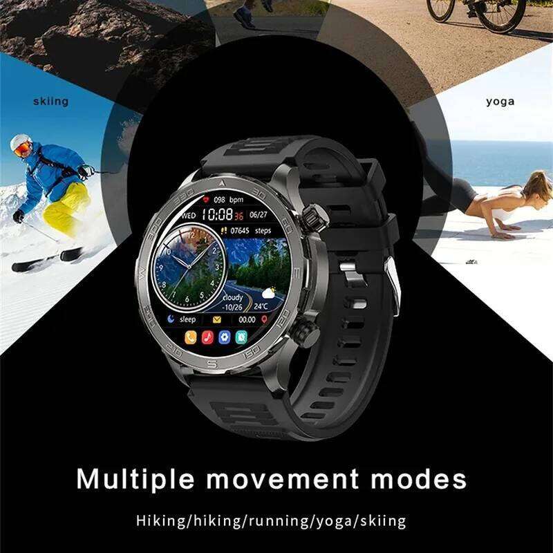 For HUAWEI Gt5 NFC Smart Watch Men Compass Wireless Charging GPS Fiess Track Ip68 Waterproof Bluetooth Call Smartwatch