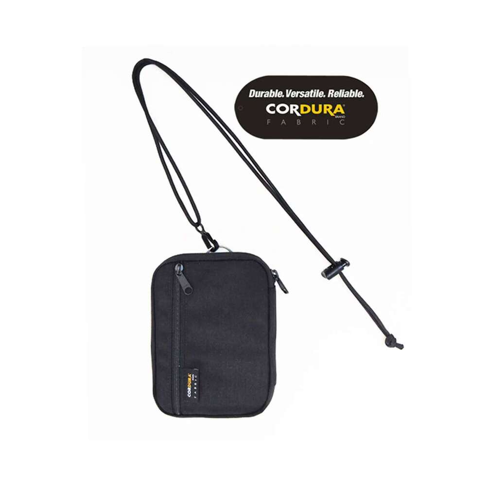 Japanese Style Casual Passport Cover Waterproof Purse Nylon Cloth Card Holder Durable Men Key Wallet Travel Edc Pouch