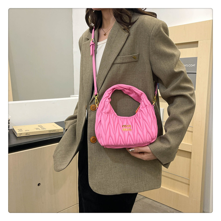 Designer Bag Shoulder Bag Luxury Bag High Quality Women's handbag Purse Leathe Pleated Crossbody bag Free shipping Multicolored bag Small Hobo ba