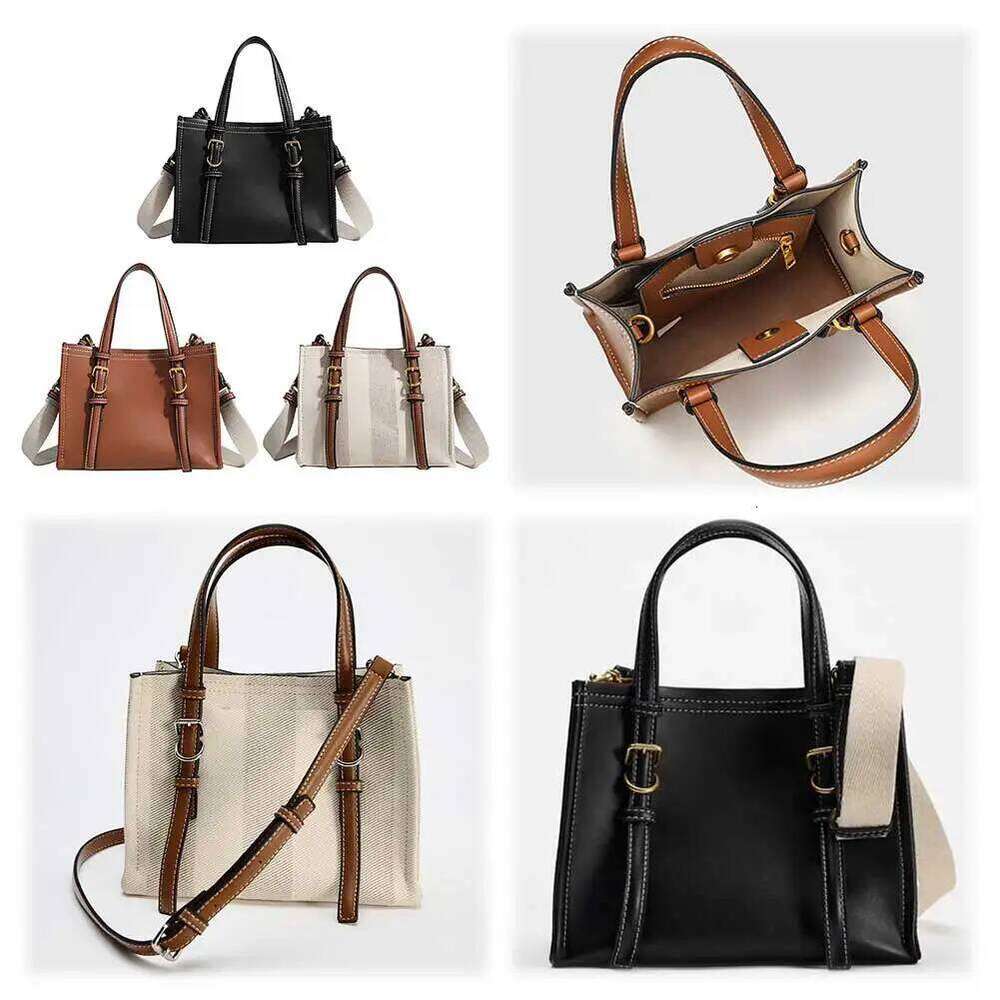 Tote Women Retro Top Handle PU Leather Crossbody Bags Shoulder Bag Satchel Handbags For Travel Shopping Work