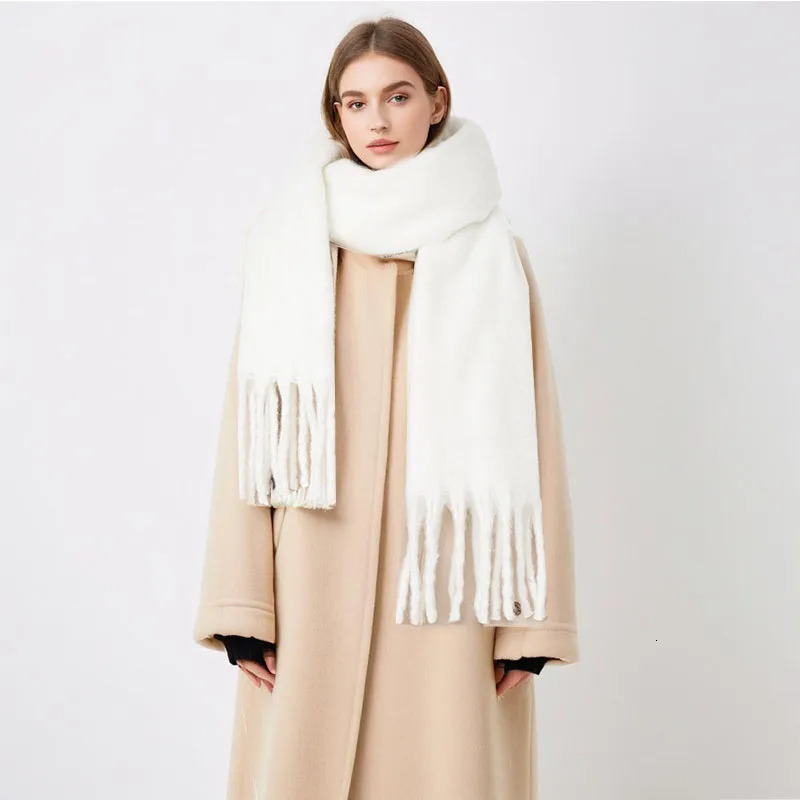 Womens Winter Scarves Cashmere Scarf Ladies Winter Black Scarf Warm Big Scarf XWJ12 250724