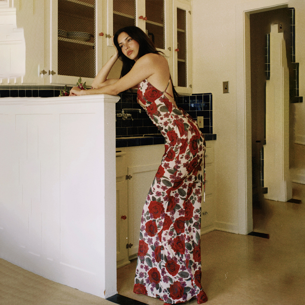 D725European and American cross-border new 2025 summer suspender sleeveless dress