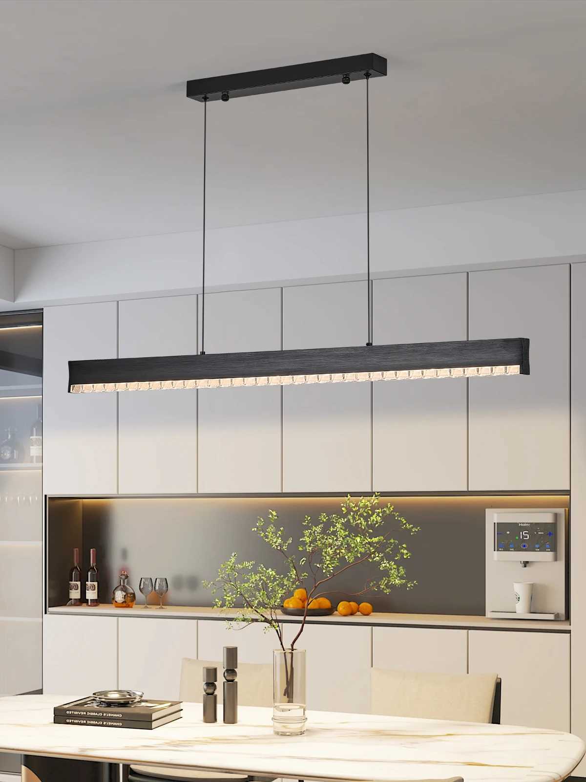 Modern Simple Pendant Lights Dining Room Lights For Kitchen Long Chandelier Living Room Pendant Lamp Home Decoration Lighting XJ250725