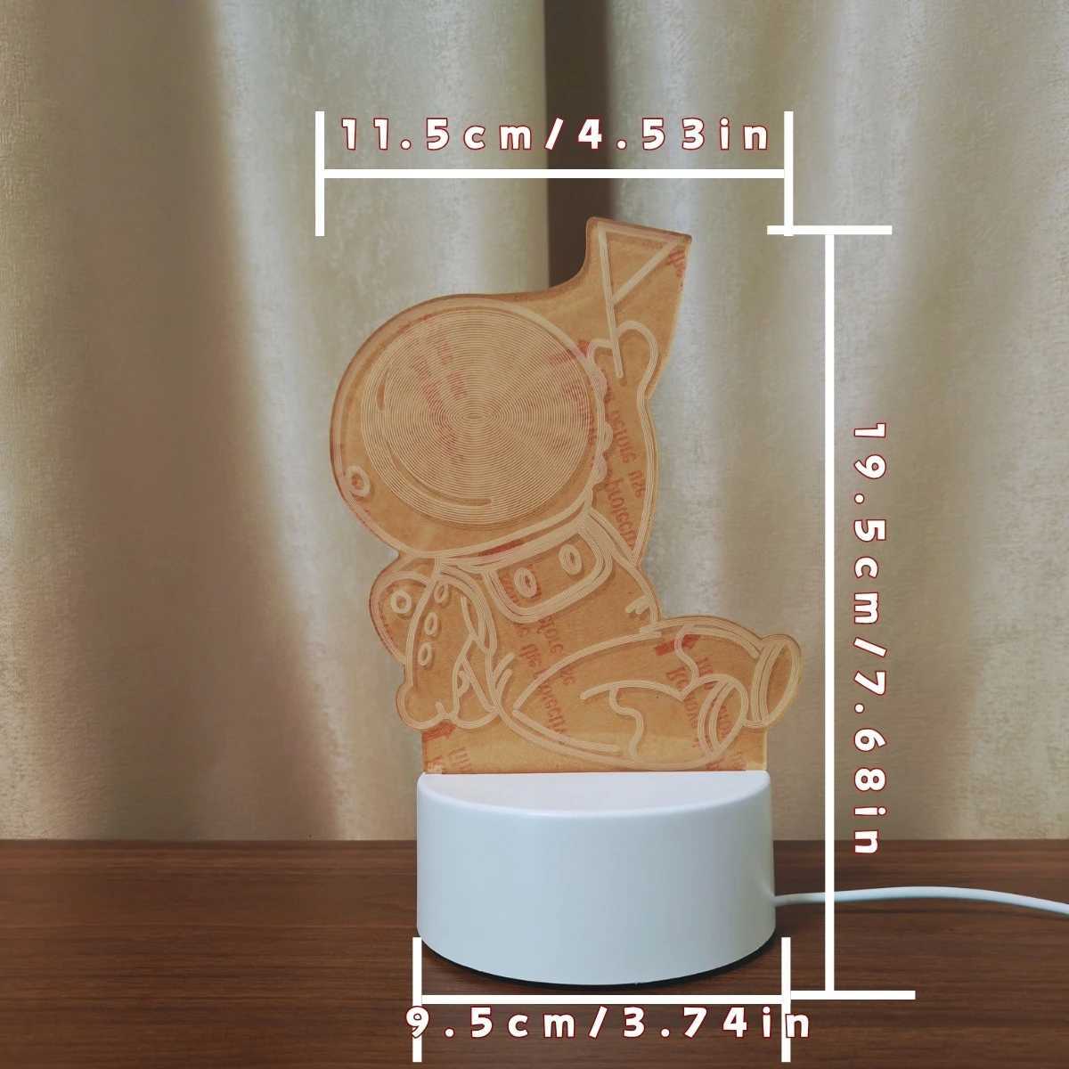 3D Astronaut USB Night Light for Bedroom Living Room Decorative Light Desk Lamp XJ250725