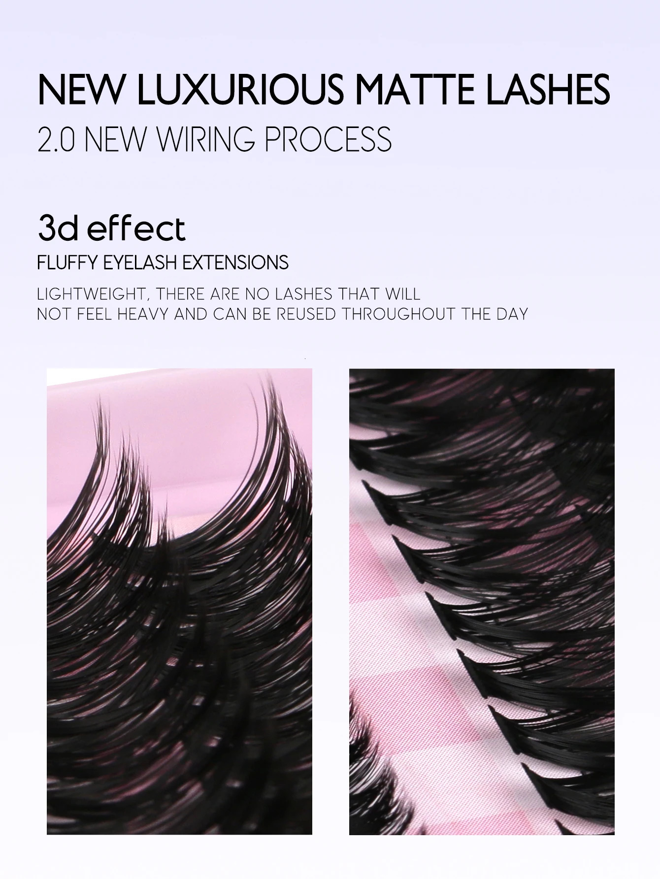 GROINNEYA Eyelash Clusters Kit Large capacity Wispy Individual Lashes Natural DIY Cluster s for Beginners 250714