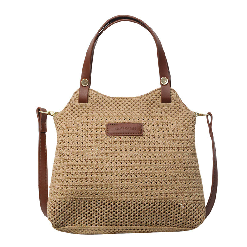 Luxury Brand Designer Bag Women's Fashion Striped Woven Small Bag Summer New Handbag Luxury bag Tote Bag Elegant Commuter Crossbody Bag