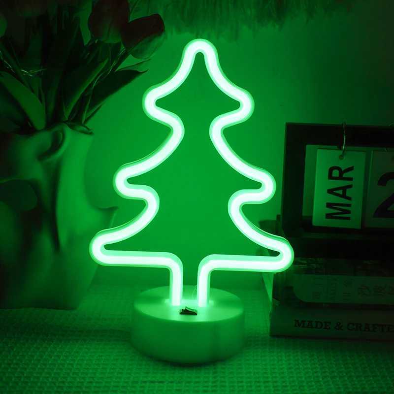 LED Table Lamp Cactus Vibrant Neon Lights Battery/USB Bedroom Birthday Wedding Christmas Tree Party Decoration Gifts for Boys XJ250725