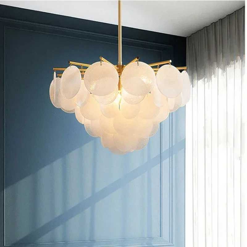 Modern French Style Art Chandelier Romantic Wedding Led Lights Living Bedroom Kitchen Dining Table Modest Ceiling Lamps for RoomXJ250725