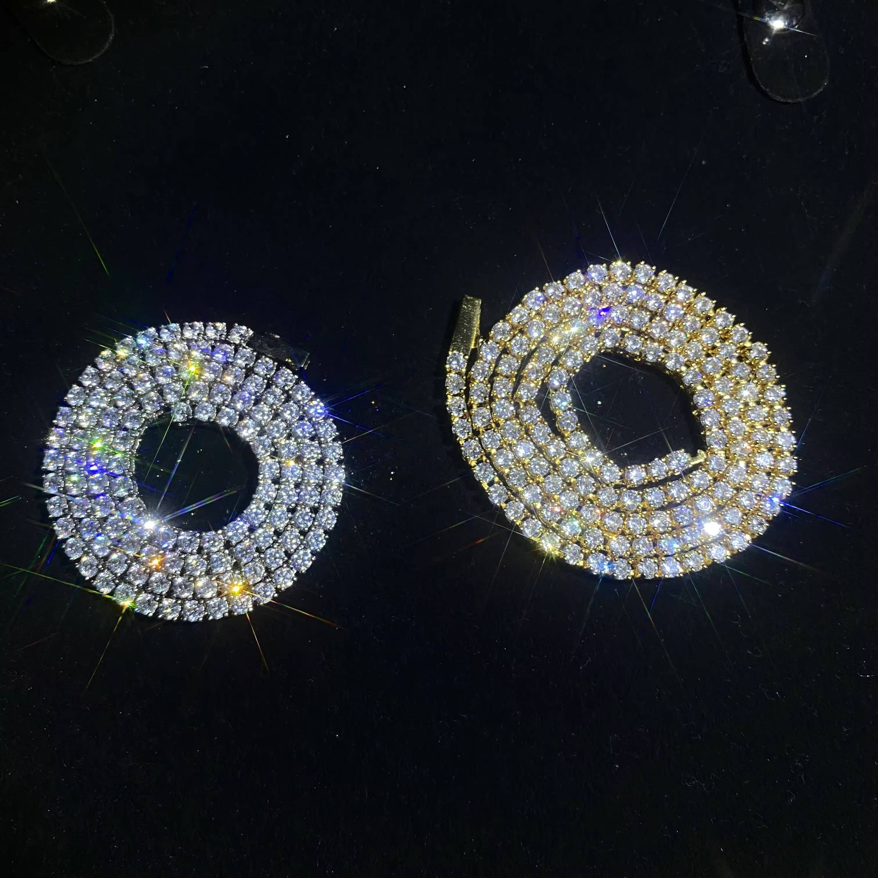 Trendy Unisex 3mm Silver Necklaces from YSS Durable 925 Pure Silver with Modern Design