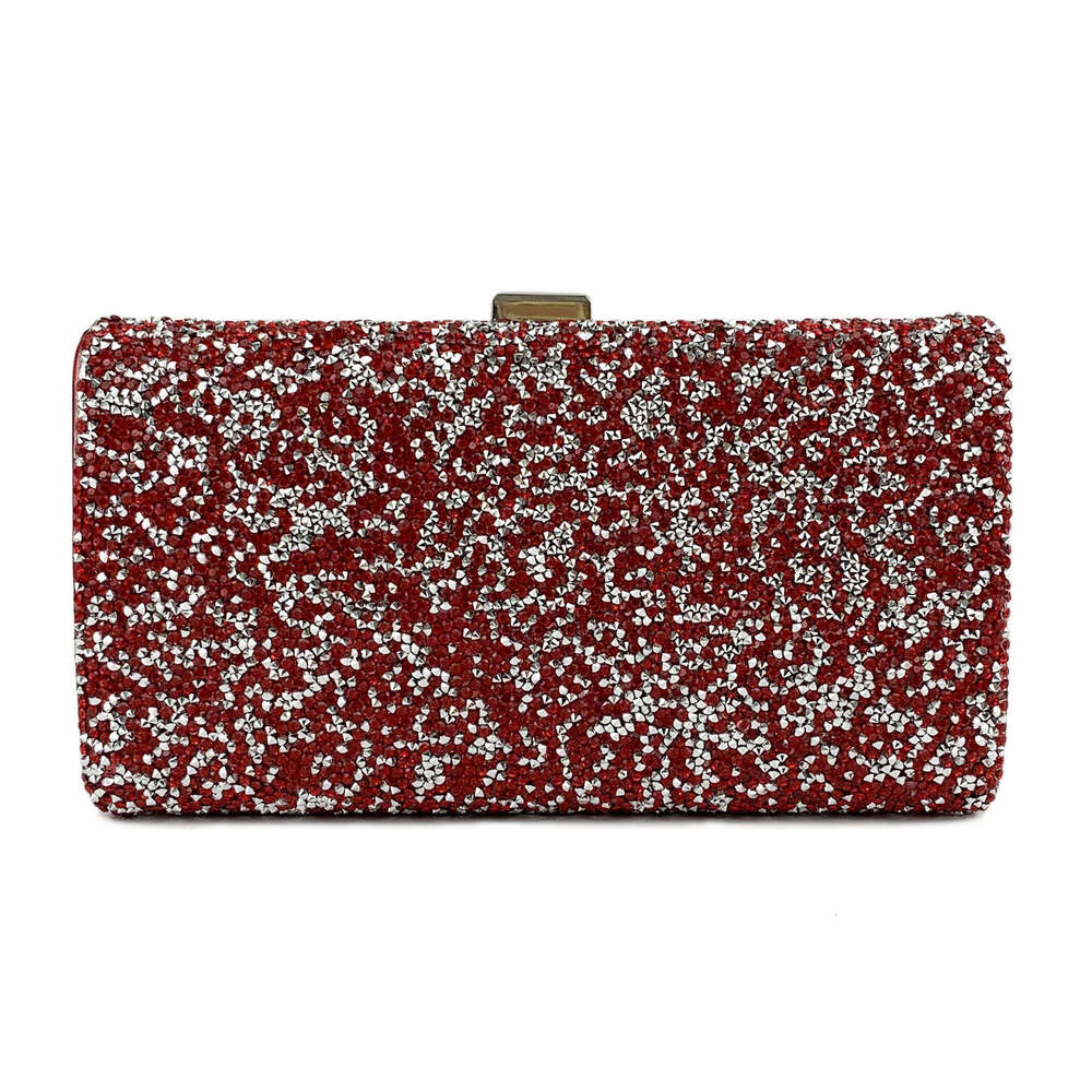 Full Rhinestone Simple Dress Party Bridesmaid Handheld Single Shoulder Crossbody Women's Bag