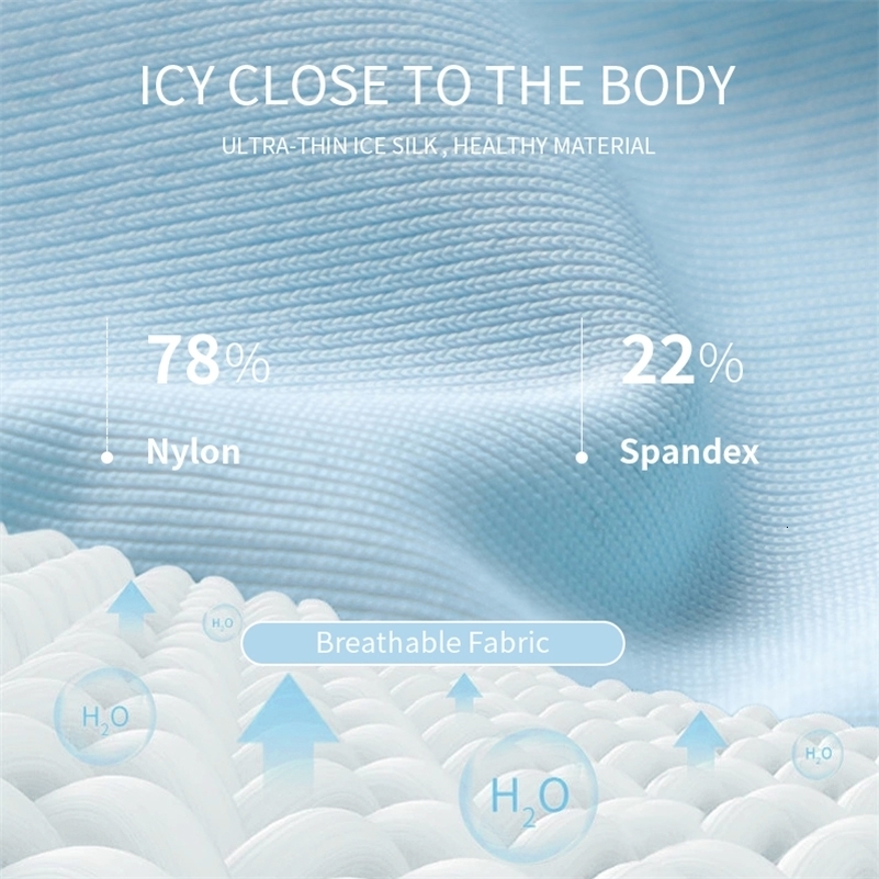 Miiow 3Pcs Ice Silk Men Boxer Shorts Underwear Antibacterial Boxershorts Cueca Male Panties Fashion Underpants Lingeries 5XL 250725