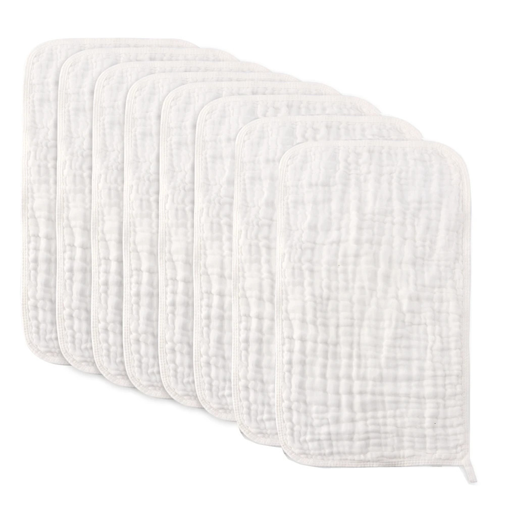 Large Muslin Burp Cloths Hand Washcloths for Baby Extra Absorbent and Soft Boys Girls Milk Spit Up Rags born Registry 250725