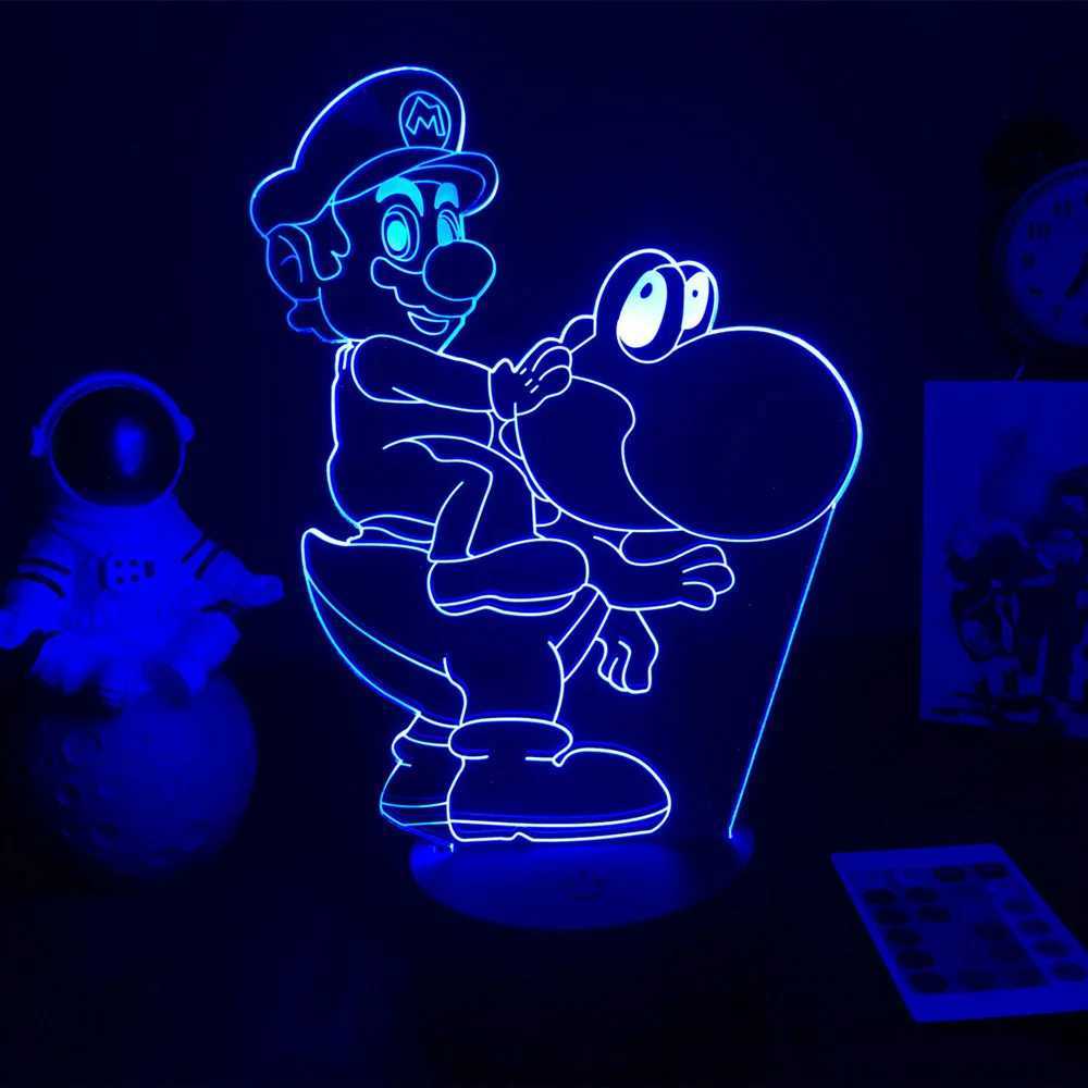 3D Illusion LED Night Light 16 Colors Gradual Changing Touch Switch USB Table Lamp for Holiday Gifts or Home Decorations XJ250725