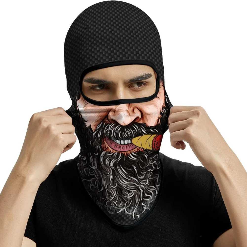 3D Balaclava Ski Mask Motorcycle Full Face Mask Outdoor Hood Headwear s Skull Mask Men Women for Halloween Z250725