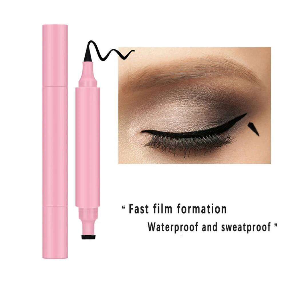 Private Label Triangle Stamp Liquid Eyeliner Custom Bulk Colorful Pink Box Fast Dry lticolor Waterpoof Eye Liner pen Makeup X250726