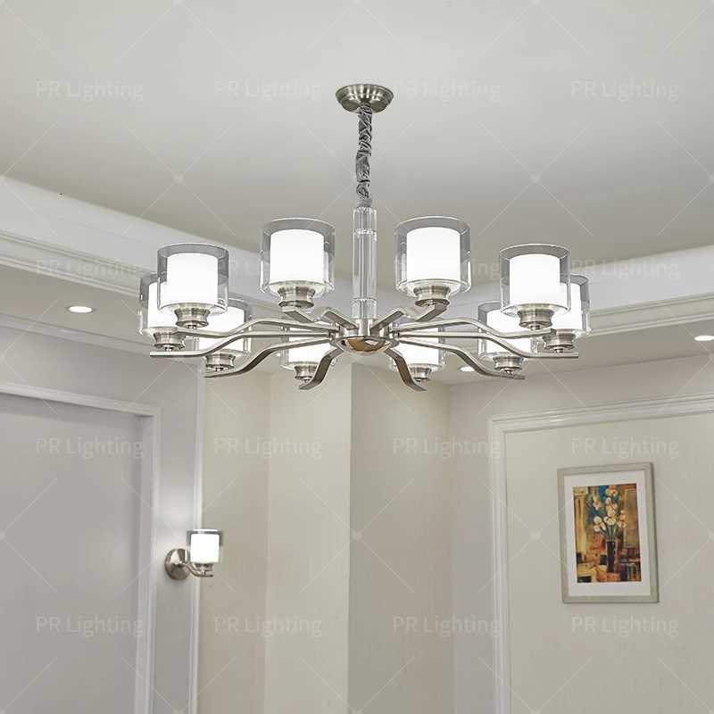 Modern LED Hanging Chandeliers Living Dining Table Room Ceiling Pendant Lamps Home-appliance Decoration Bedroom Kitchen LightsXJ250725