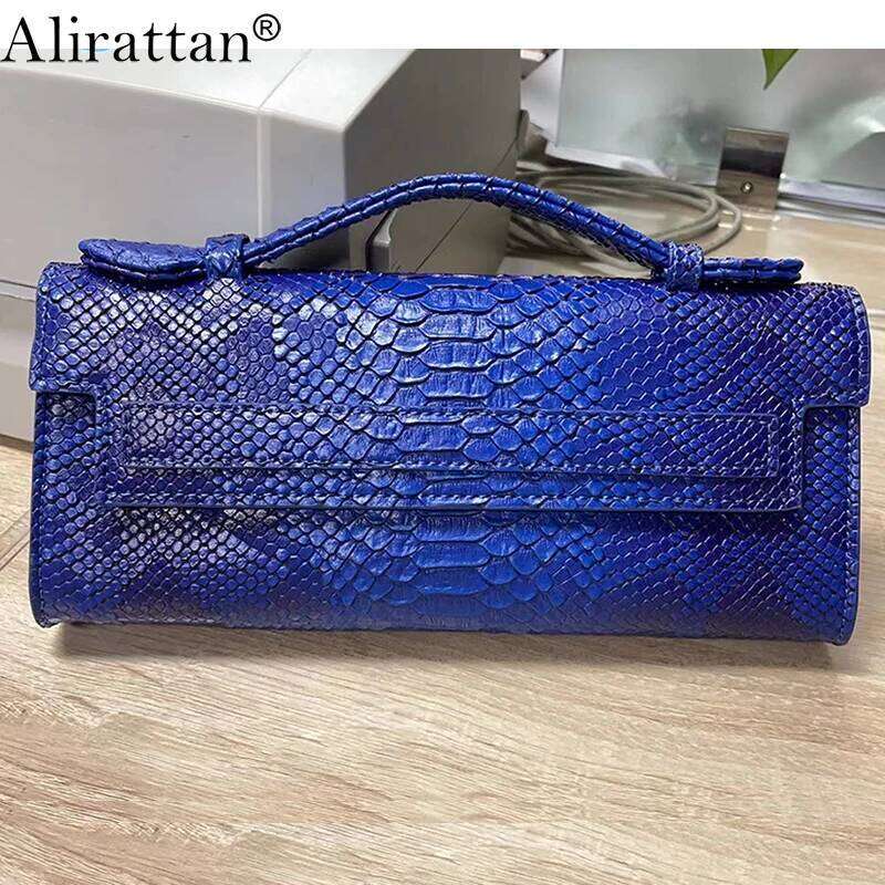 Alirattan Dubai New Women Ostrich Pattern Handbags 2025 Fashion PU Leather Emed Portable Clutch Ladies Evening Party Bag