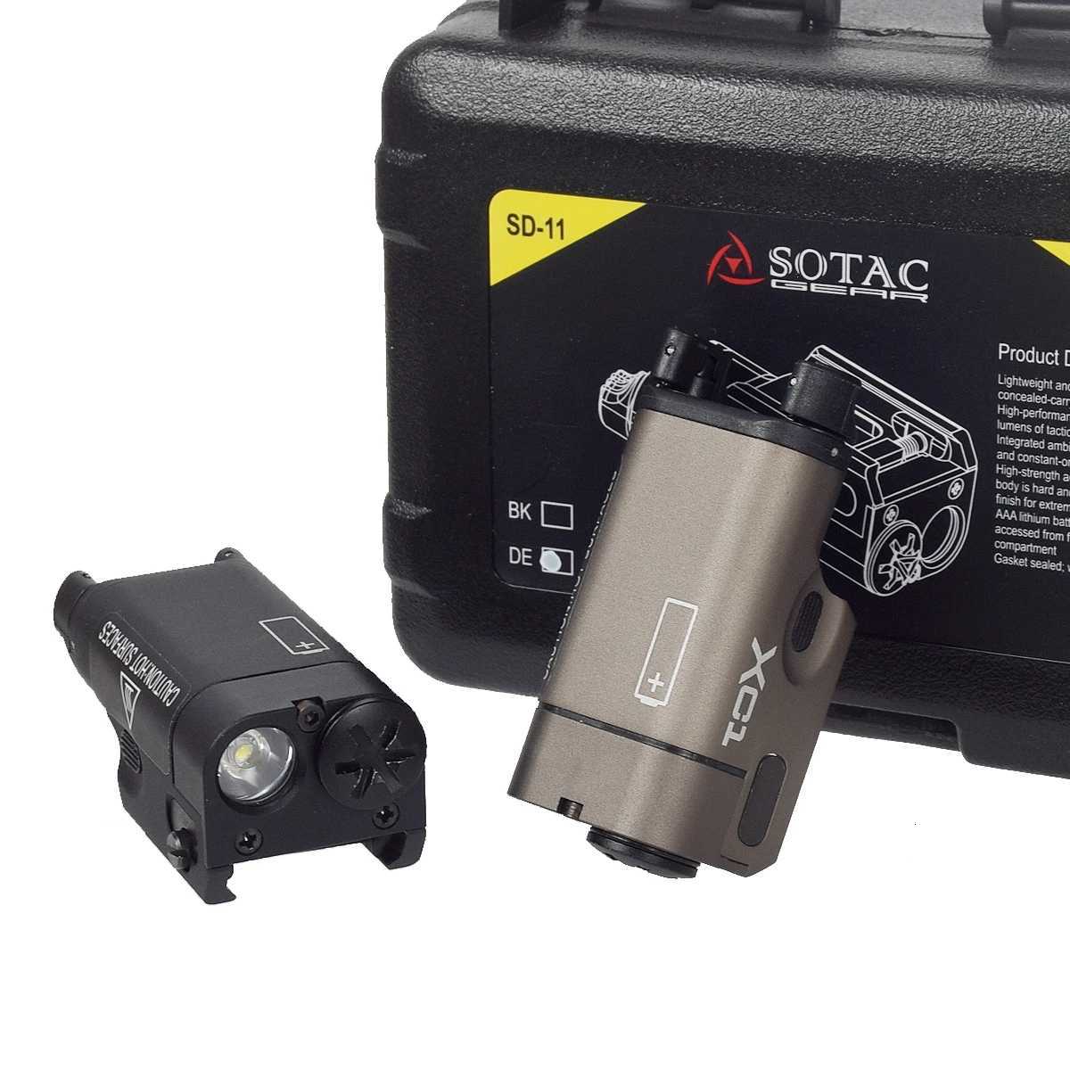 Tactical Surefire XC1 Weapon LED Light Upgrade Metal Hunting Pistol Scout Flashlight for Airsoft Glock 17 18C 19 Gun Accessories W250722