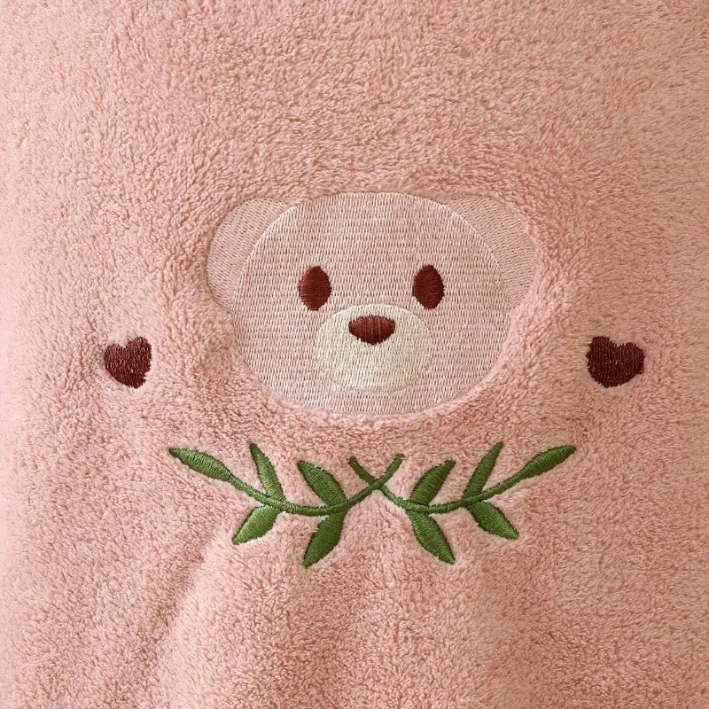 Baby Bathrobe Hooded Towel Soft Coral Velvet Child Bath Cloak Cute Warm Blanket Toddler Sleeping Swaddle Wrap 250725