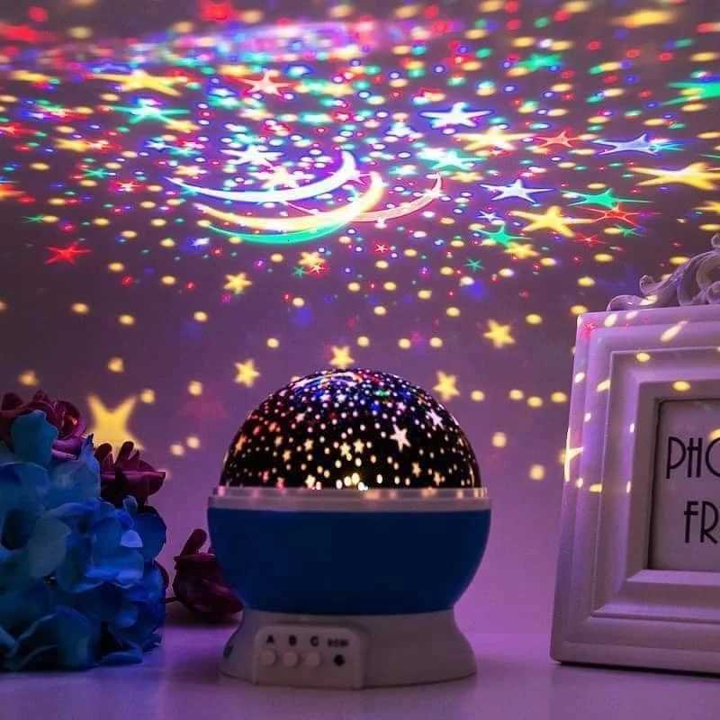 Galaxy Projector Starry Sky LED Night Light Planetarium Children Bedroom Star Night Lights Moon Light Kids Gift Christmas Lamp XJ250725