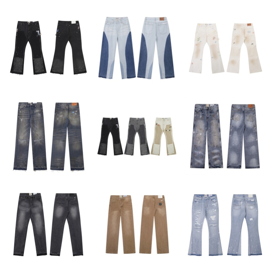 designer mens Jeans Loose Jean Hombre trousers men and women fashion brand luxury pants denim pant Trend Brand Motorcycle men's Pants 03