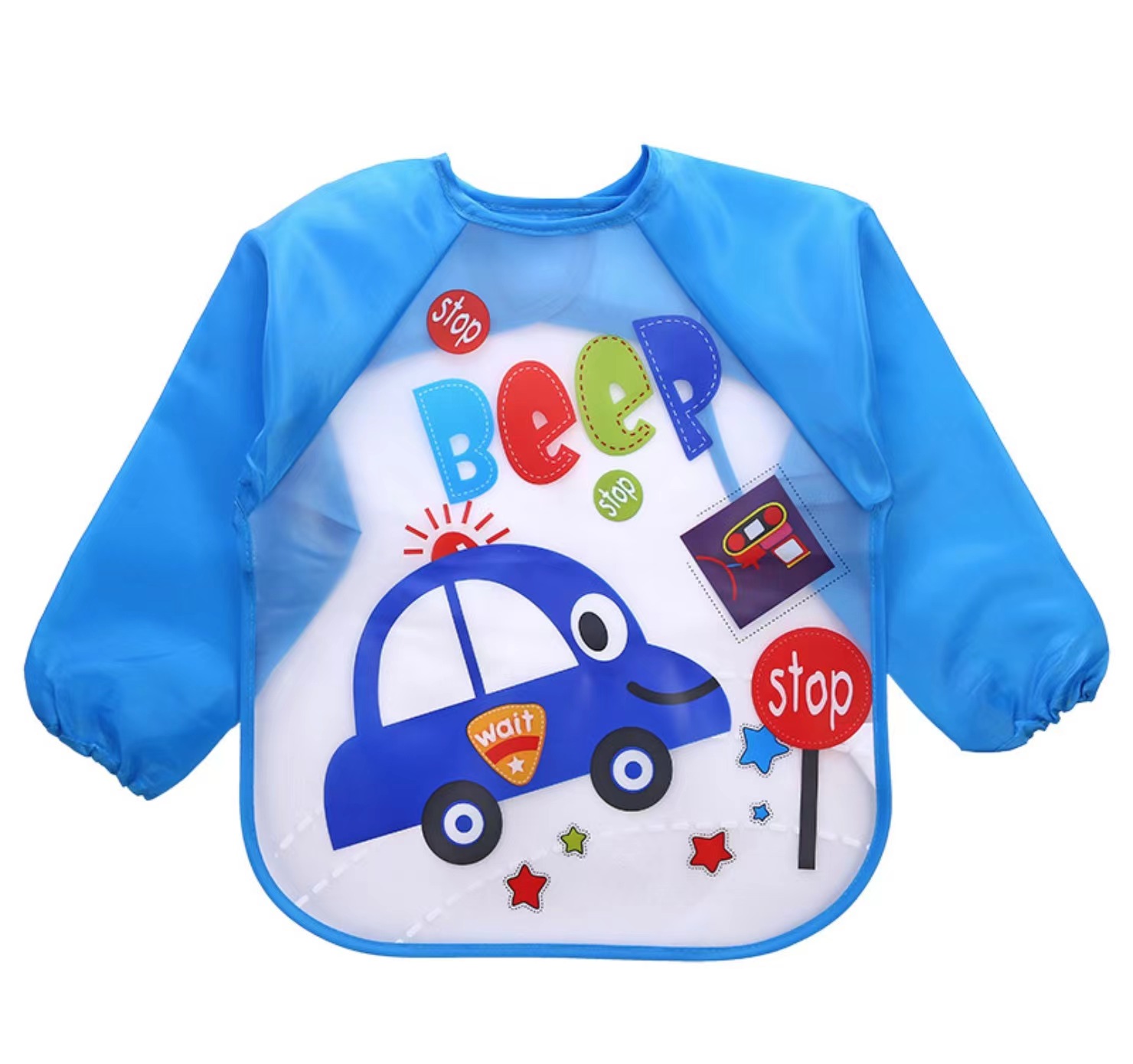 Waterproof Baby Feeding Bib - Anti-Dirt Protective Clothing for Complementary Foods