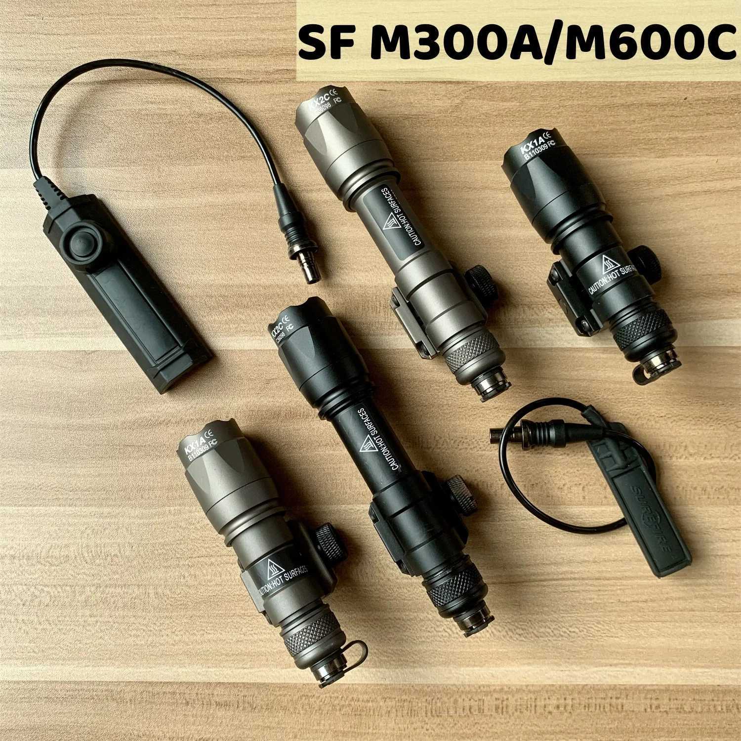Element SF M300A M600C Airsoft Powerful Flashlight Tactical Torch Scout Rifle Gun Weapon LED Light Fits 20mm Picatinny Rail W250722