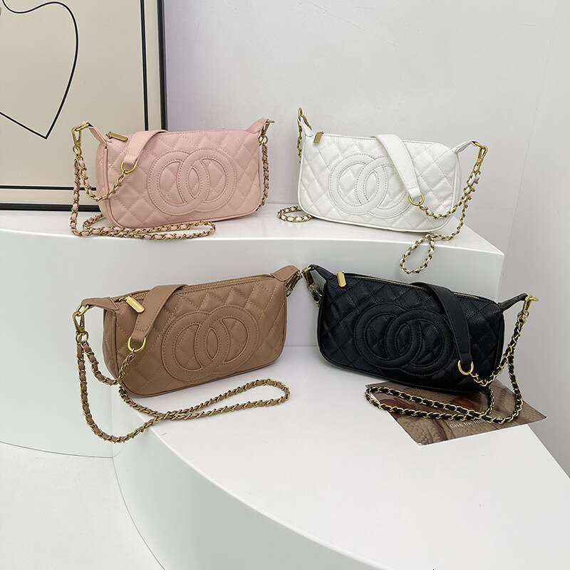 Designer Bag Single Shoulder Bag Luxury Bag Crossbody Bag Wallet Designer 2025 Underarm Lychee Pattern Handbag Single Shoulder Quilted Chain Women