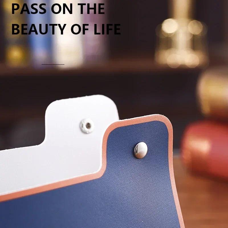 Designer Luxury Retro Furniture Tissue Box PU Leather Napkin Holder Desktop Bedroom Coffee Table Paper Drawer Leather Car Universal Organizer