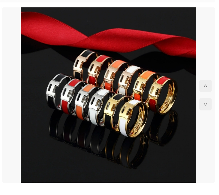 love ringassic designer design H titanium 8MM ring classic jewelry men and women couple rings modern style band2025