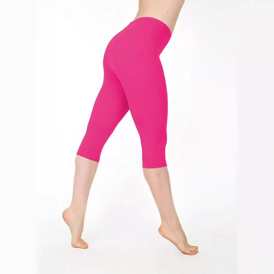 High Waist Push Up Fitness Leggings Crop Wide Waistband Cycling Short Workout Jogging For Women Training 250725